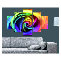 Viacdielny obraz Colorful Rose 92 x 56 cm