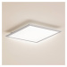 Lindby LED panel Enhife, biely, 39,5 x 39,5 cm, hliník