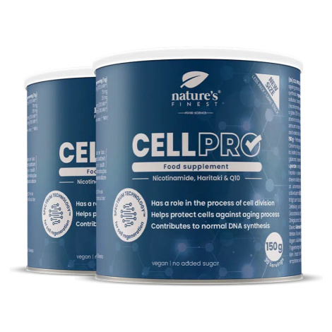Nature's Finest Cell PRO | nápoj pro dlouhověkost | niacin, CoQ10, haritaki + vitamín C