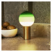 MARSET Dipping Light stolová lampa zelená/mosadzná