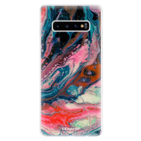 Odolné silikónové puzdro iSaprio - Abstract Paint 01 - Samsung Galaxy S10+