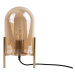 Sklenená stolová lampa v zlatej farbe Leitmotiv Glass Bell