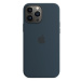 Apple silikónový kryt s MagSafe na iPhone 13 Pro Max hlbokomorsky modrý
