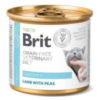 BRIT Veterinary diet grain free obesity pre mačky 200 g