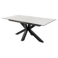 Estila Moderný jedálenský stôl Callandra Marmol s mramorovým vzhľadom a rozkladacou vrchnou dosk