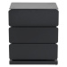 Čierna kovová komoda 37x54,5 cm Joey – Spinder Design
