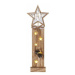 LED dekorácia drevená – hviezdy, 48 cm, 2x AA, vnútorná, 3000K, časovač (EMOS)