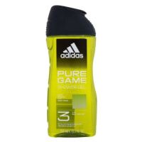 ADIDAS Pure Game 3in1 sprchový gél na telo, vlasy a pleť pre mužov 250 ml