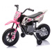mamido  Detská elektrická motorka Cross Pantone 361C ružová