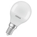 OSRAM LED Classic Star, kvapka, matná, E14, 3,3 W, 2 700 K