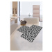Biele/čierne kúpeľňové predložky v súprave 2 ks 60x100 cm – Mila Home