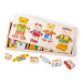 Bigjigs Toys Obliekacie puzzle Medvedia rodinka