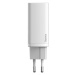 Rýchlonabíjačka Baseus GaN2 Lite CCGAN2L-B02, USB/USB-C, 65 W, biela