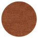 Kusový koberec Life Shaggy 1500 terra kruh Rozmery koberca: 160x160 kruh