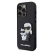 Karl Lagerfeld PU Saffiano Karl and Choupette NFT Zadný Kryt pre iPhone 14 Pro Max Black