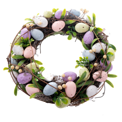Veľkonočný veniec s vajíčkami Easter, 29 x 8 cm