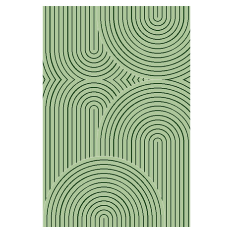 Kusový koberec Thumbs green - 190x280 cm Alfa Carpets