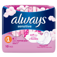 DHV Always Ultra Sensitiv Normal Plus 10 kusov