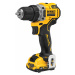 DEWALT 12V XR Aku polokompaktná vŕtačka/skrutkovač, 2x 2,0 Ah DCD701D2-QW