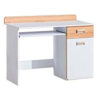 DL Písací stôl LUCAS L10 - biela
