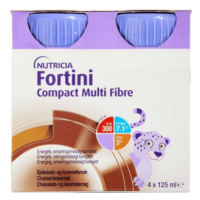 FORTINI Compact multi fibre čokoláda karamel 4 x 125 ml