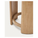 Okrúhly záhradný odkladací stolík z eukalyptového dreva ø 56 cm Xoriguer – Kave Home