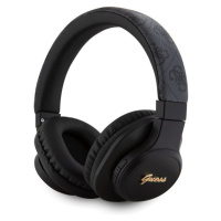 Guess PU Leather 4G Tone na Tone Script Logo BT5.3 Stereo Headphone Black