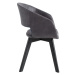 LuxD 20351 Dizajnová stolička Colby sivá antik
