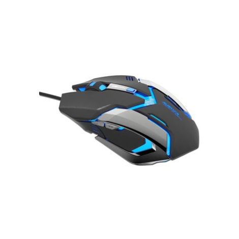 E-blue Myš Auroza Gaming EMS639BKCZ-IU, 4000DPI, optická, 6tl., drátová USB, černá