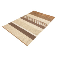 LuxD Dizajnový koberec Panay 230 x 160 cm hnedý - konope a vlna