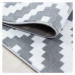 Kusový koberec Plus 8005 grey Rozmery koberca: 80x300