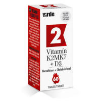 VIRDE Vitamín K2MK7 + D3 60 tabliet