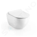 RAVAK - Chrome WC doska Uni Slim, so sklápaním SoftClose, biela X01550