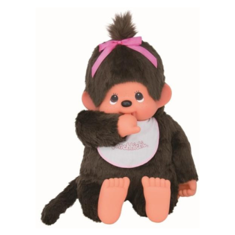 Monchhichi Mončiči dievča s podbradníkom XL 80cm