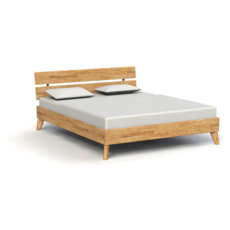 Dvojlôžková posteľ z dubového dreva 140x200 cm Greg 2 - The Beds