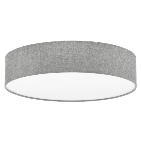 Bielo-sivé stropné svietidlo s textilným tienidlom PASTERI – EGLO