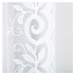 Biela žakarová záclona ROZALIA 250x160 cm