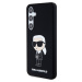 Karl Lagerfeld Liquid Ikonik NFT Silikónový Kryt pre Samsung Galaxy S24+, Čierny