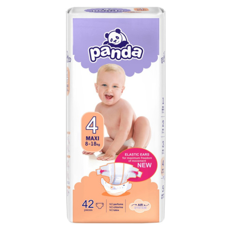 BELLA PANDA Plienky jednorazové 4 Maxi (8-18 kg) 42 ks