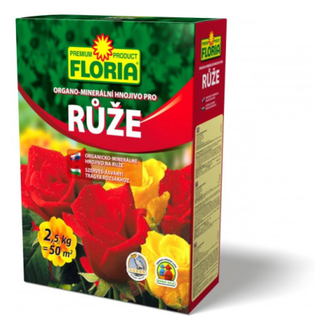 AGRO FLORIA Organominerálne hnojivo pre ruže 2,5 kg