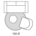 Okrúhly koberec ø 160 cm - Vitaus