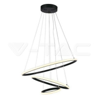 32W LED závesná dekoratívna lampa 600*400*200 Čierna 3000K 3880lm VT-7816 (V-TAC)