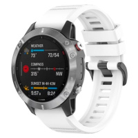 Silikónový remienok FIXED Silicone Strap pre Garmin QuickFit 22mm, biely