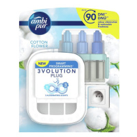 Ambi Pur Osviežovač-Cotton Flower 3VOLUTION strojček + náplň-20ml