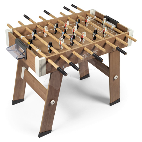 Drevený futbalový stôl Click&Goal Soccer Table Smoby skladací a rozkladací za 10 minút s 2 lopti