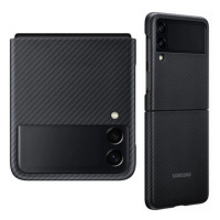 Samsung Galaxy Z Flip3 5G SM-F711B, Plastový zadný kryt, povrchová úprava Aramid - Kevlar, karbó