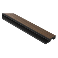 Obkladová lamela pravé ukončenie Fineza Slat Medium Dark oak 270X2,3 cm SLAT02DOR