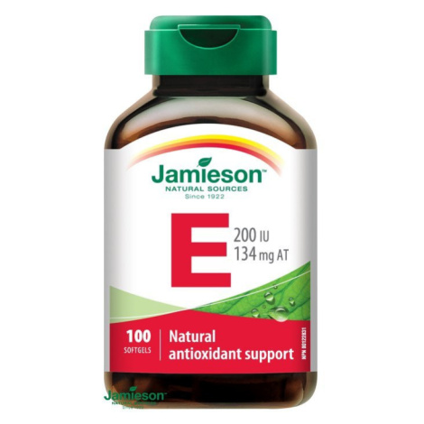 Jamieson Vitamín E 200 IU 100 kapsúl