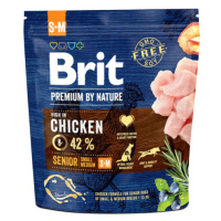 Brit Premium by Nature dog Senior S + M 1kg