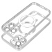 OEM Electro Kryt s MagSafe pre iPhone 12 Pro, Strieborný